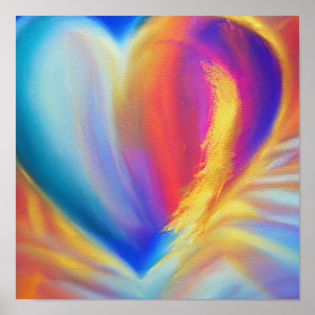 Póster Mirando el corazón de la pasión (Frente)