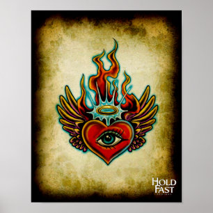 Póster Mirando el ojo de ángel