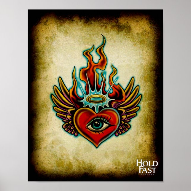 Póster Mirando el ojo de ángel (Frente)