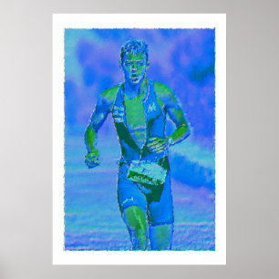 Póster Mirando fuerte