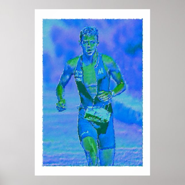 Póster Mirando fuerte (Frente)