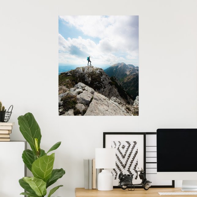 Póster Mirando nuevas aventuras (Oficina en casa)