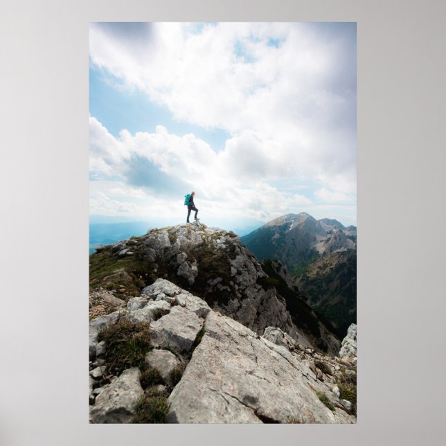 Póster Mirando nuevas aventuras (Frente)