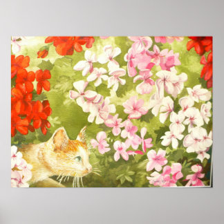 Póster Mirando pájaro "ligero"