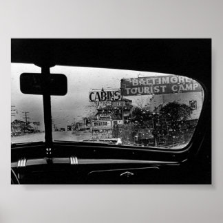 Póster Mirando por la ventana