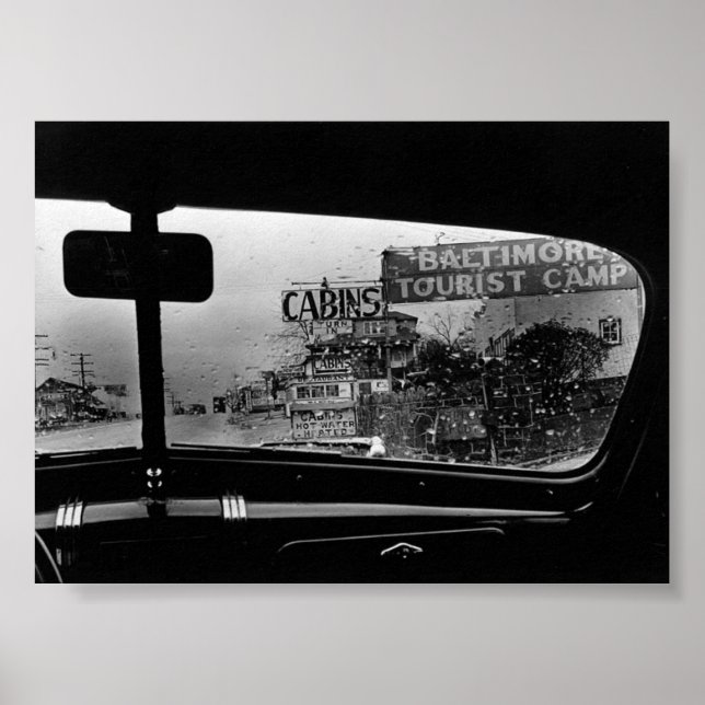 Póster Mirando por la ventana (Frente)