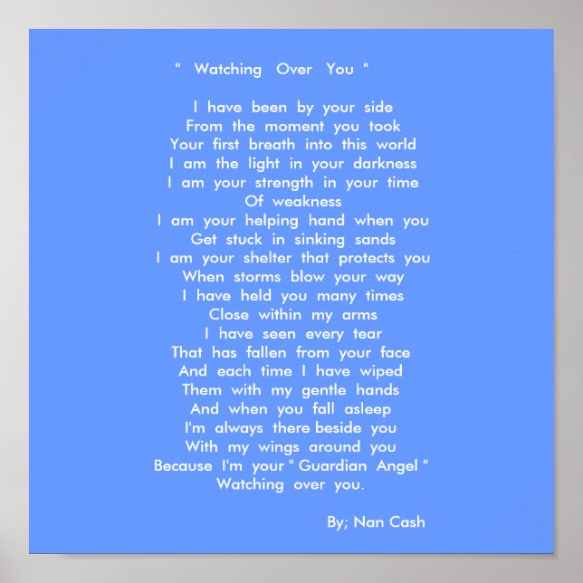 Póster Mirando sobre ti (Frente)