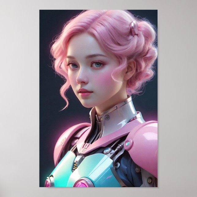 Póster Mirando suavemente (Frente)