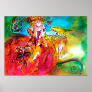 Póster MIRANDOLINA  / Máscaras del Carnaval de Venecia