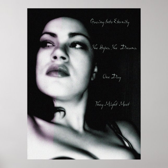 Póster Mirar a la eternidad (Frente)