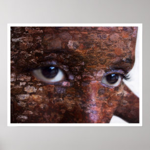 Póster mirar hacia afuera