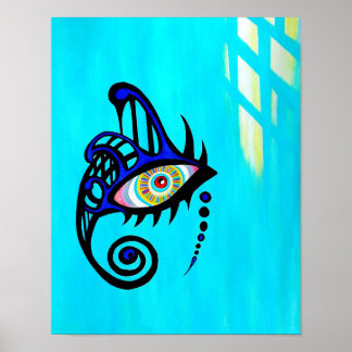 Póster Mirar hacia arriba