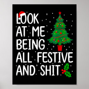 Póster Mírenme Siendo Todos Festividades Y Navidades