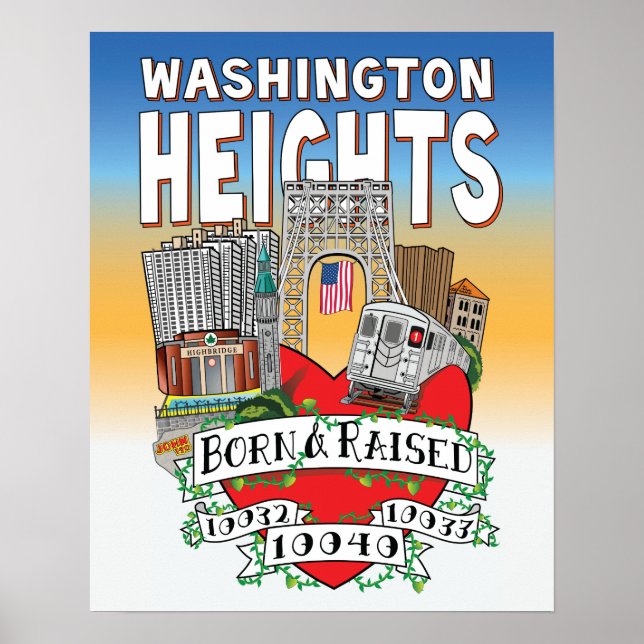 PÓSTER MIS ALTURAS DE WASHINGTON (Frente)