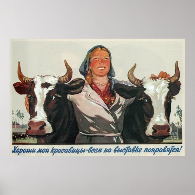 Póster Mis Bellezas son las mejores: Rusia/Unión Soviétic (Frente)