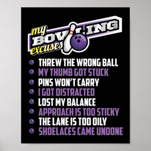 Póster Mis excusas de bolos