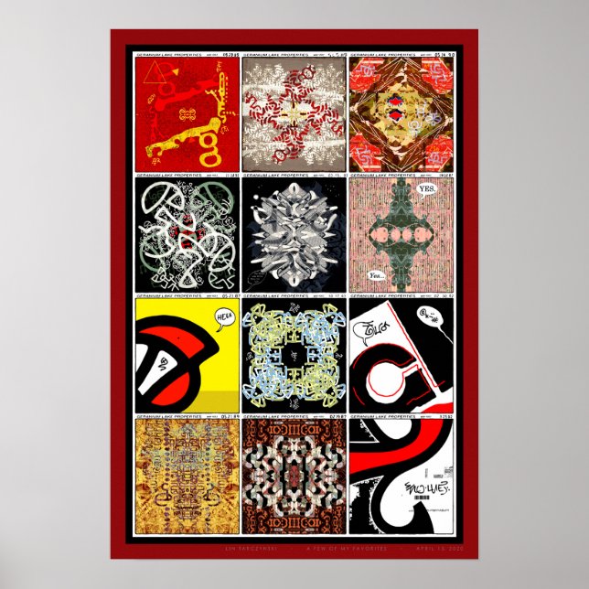 Póster Mis favoritos del GLP 13 de abril de 2020 (Frente)