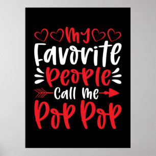 Póster Mis Favoritos Me Llaman Poppop
