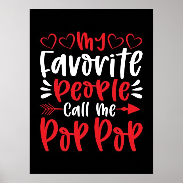 Póster Mis Favoritos Me Llaman Poppop (Frente)