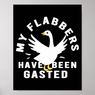 Póster Mis Flabbers Han Sido Gasted Afligido Retro Divert