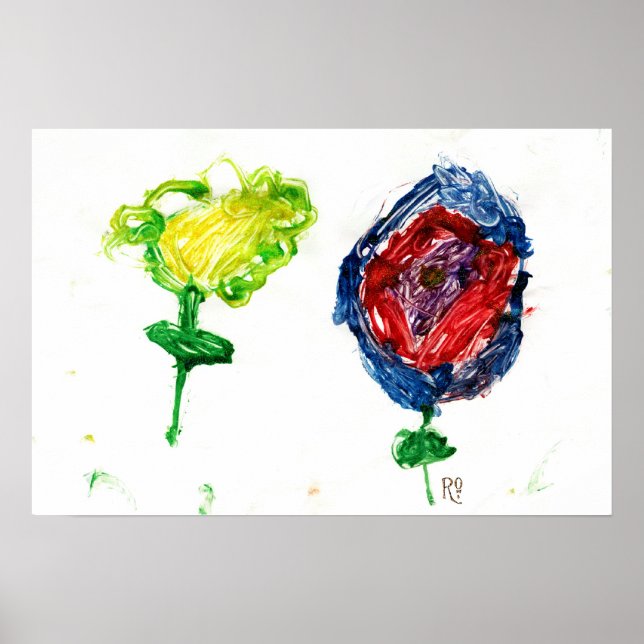 Póster Mis flores (Frente)