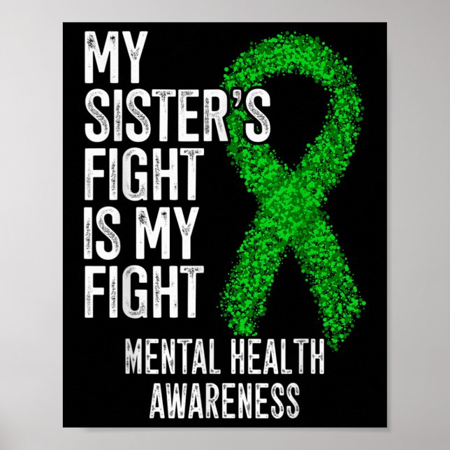 Póster Mis Hermanas Pelean Es Mi Lucha Contra La Salud Me (Frente)