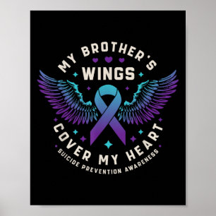 Póster Mis hermanos cubrieron mi prevención del suicidio 