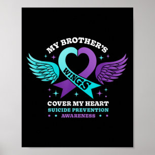 Póster Mis hermanos cubrieron mi prevención del suicidio 