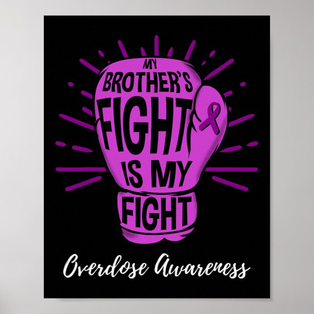 Póster Mis Hermanos Pelean Es Mi Lucha Concienciación Sob (Frente)