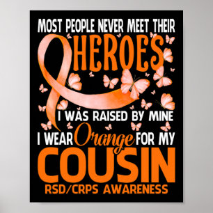 Póster Mis Héroes Llevo Naranja Para Mi Primo Rsd Crps Aw