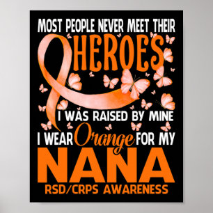 Póster Mis Héroes Llevo Naranja Para Mis Crps Nana Rsd Co