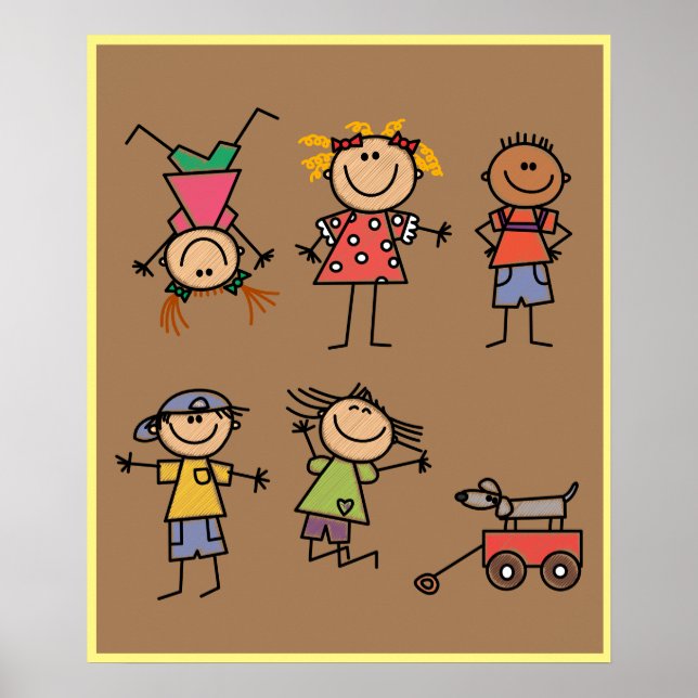Póster Mis hijos juegan tiempo (Frente)