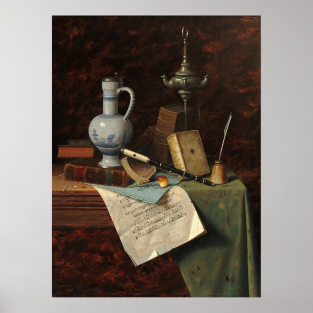 Póster Mis joyas - William Harnett Poster Bella Artes (Frente)