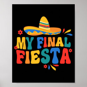 Póster Mis Mamáes finales de Fiesta Bride Groovy Bachelor