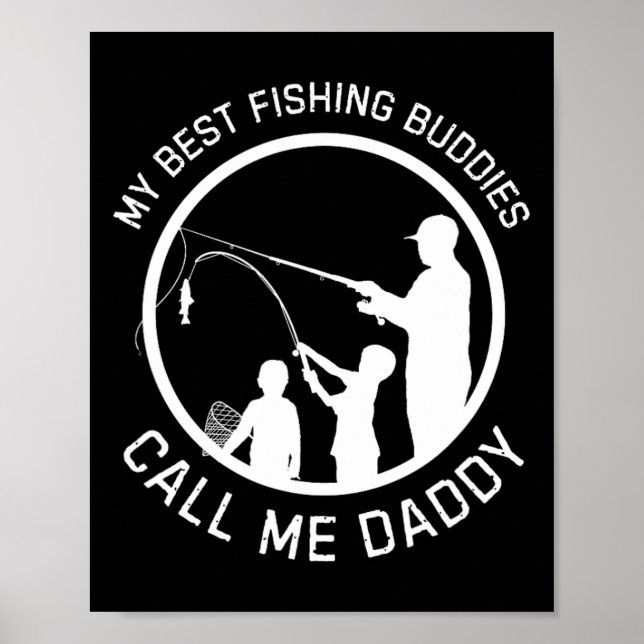 Póster Mis mejores compañeros de pesca me llaman Día del  (Frente)