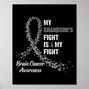 Póster Mis nietos luchan contra mi lucha contra el cáncer