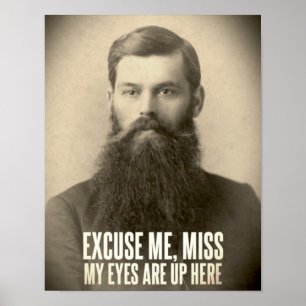 Póster Mis ojos están encima de aquí…