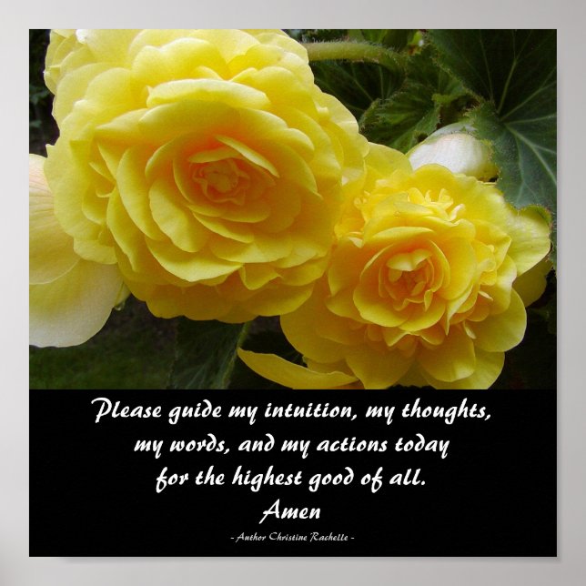 Póster Mis oraciones diarias (Frente)