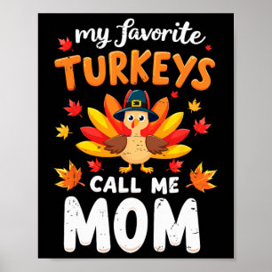 Póster Mis Pavos Favoritos Me Llaman Familia De Acción De