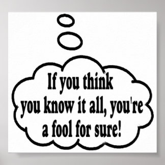 Póster ¡Mis Pensamientos Exactamente!