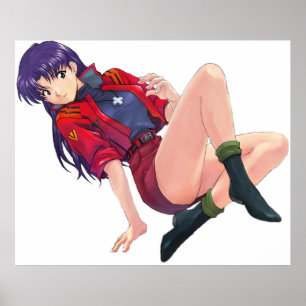 Póster Misato Katsuragi Neon Genesis Evangelion