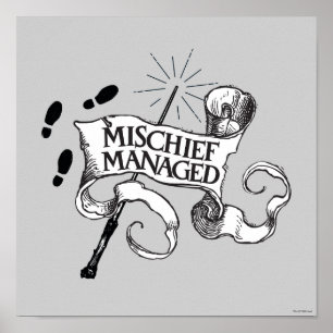 Póster Mischief Managed