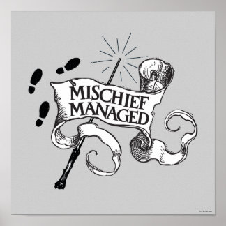 Póster Mischief Managed