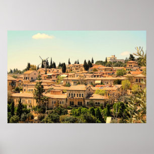 Póster Mishkenot Shaananim en Jerusalén