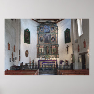 Póster Misión Altar de San Miguel, Santa Fe