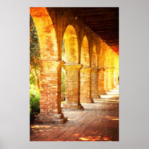 Póster Misión Arches San Juan Capistrano