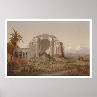 Póster Misión de San Juan Capistrano. CA meridional (1231