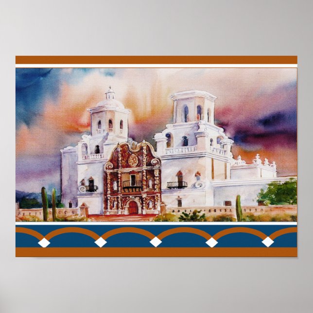 Póster Misión de San Xavier (Frente)