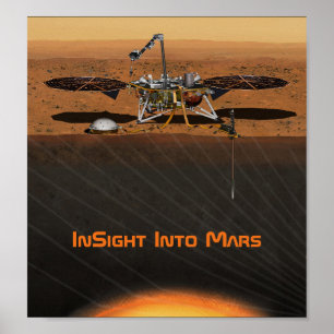 Póster Misión InSight Mars Lander