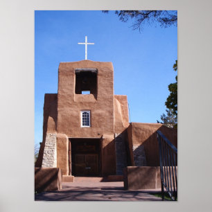 PÓSTER MISIÓN SAN MIGUEL, SANTA FE NUEVO MÉXICO